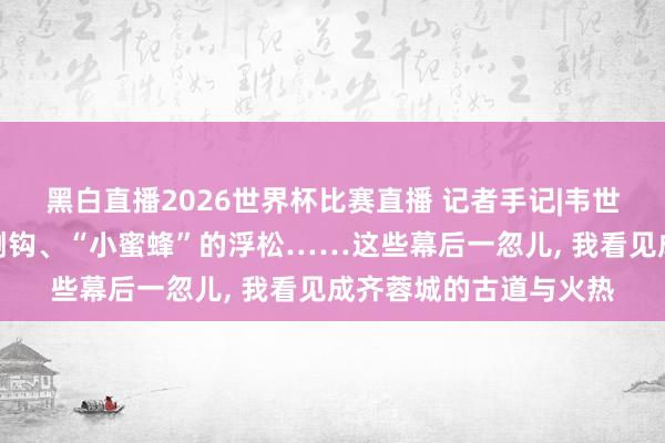 黑白直播2026世界杯比赛直播 记者手记|韦世豪的弯曲、费利佩的倒钩、“小蜜蜂”的浮松……这些幕后一忽儿, 我看见成齐蓉城的古道与火热